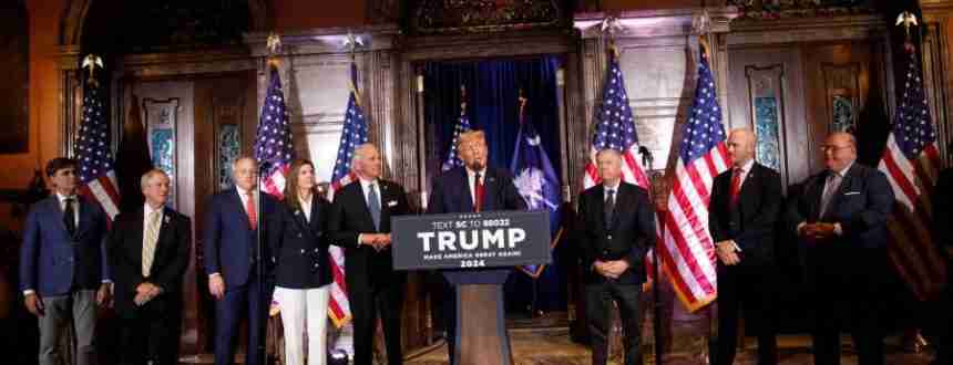 L’Ex Presidente Trump lancia la sua campagna elettorale per il 2024: “Prometto di impedire a Biden di fare altri 4 anni di disastri” Trump elezioni usa 2024 860x330