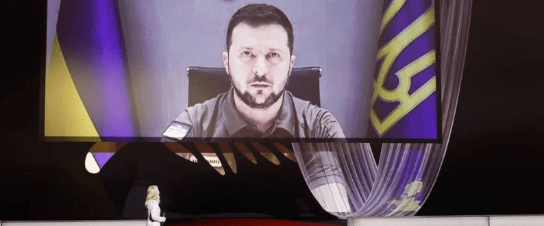 In 50.000 hanno firmato contro l’appello di Zelensky a Sanremo Zelensky a Sanremo 794x330