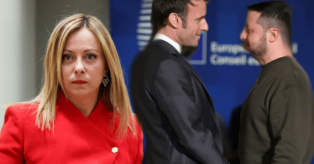 Gelo tra Italia e Francia; La Meloni prima attacca poi smorza i toni meloni a Bruxelles 630x330