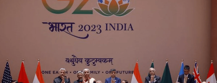 g20-india-860x330 g20-india-860x330 Crisi al G20; la dichiarazione finale sul conflitto in Ucraina, delude Kiev e soddisfa Mosca g20 india 860x330