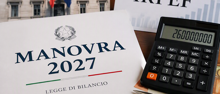 manovra 2027 manovra 2027 Manovra 2027, Irpef al ceto medio e 5 miliardi da banche e assicurazioni Designer 768x330